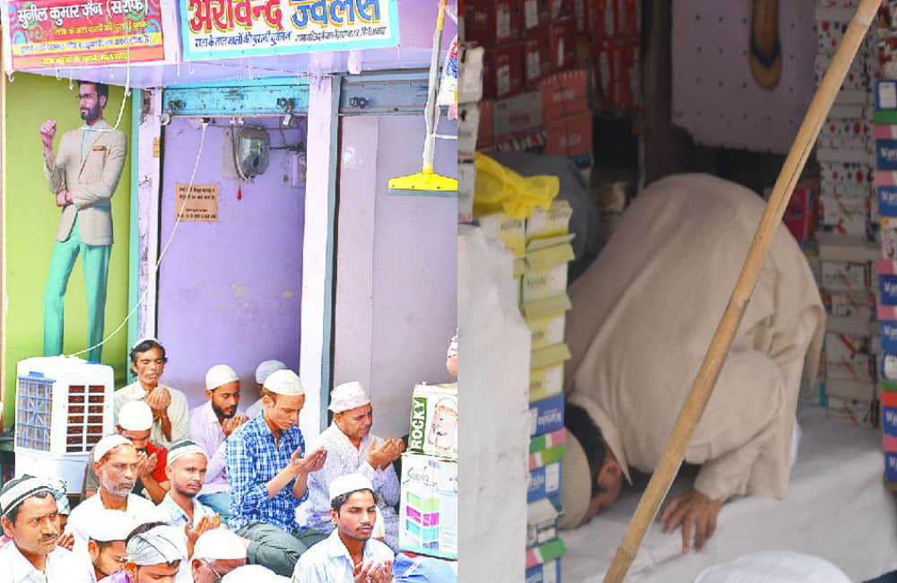 Juma Alvida Namaz 2018 in firozabad, kasganj