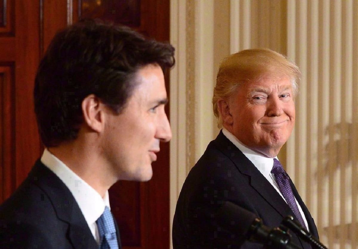 Trump asked Trudo did you know that canada burned the White House
