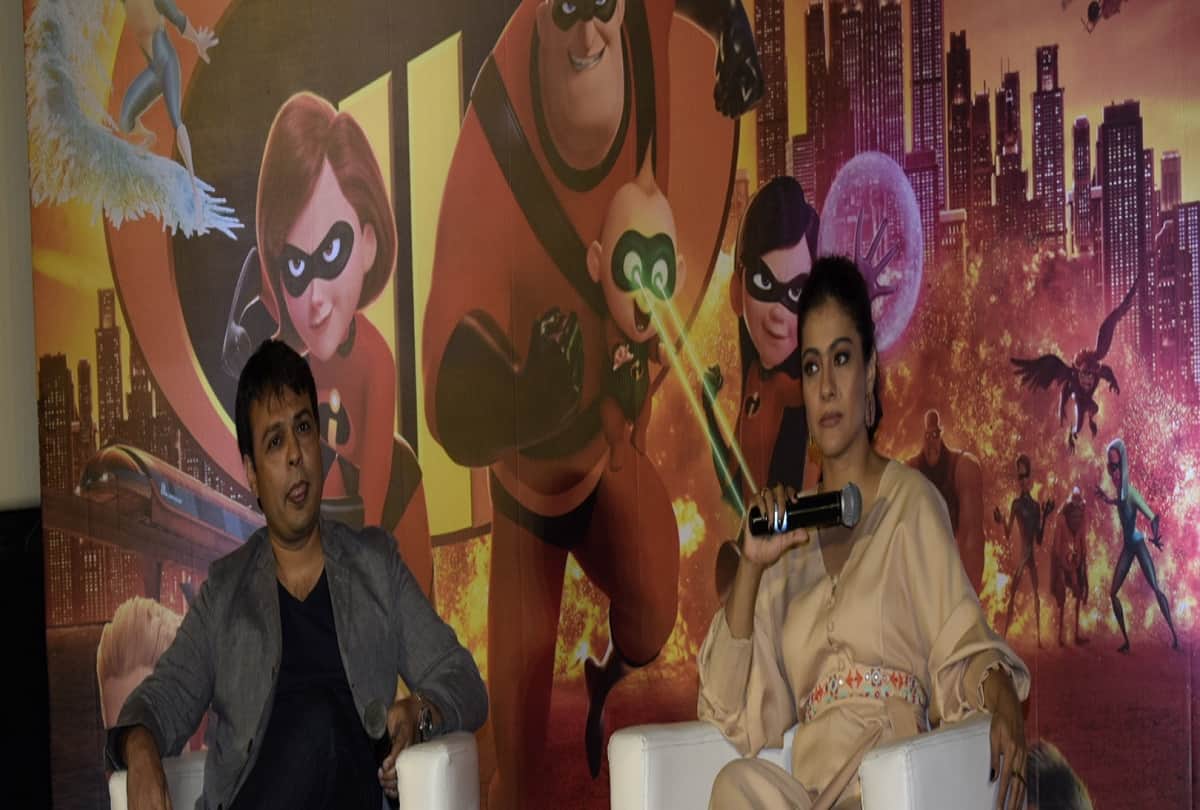 Kajol At Trailor Launch Of Hindi Version Incredibles 2