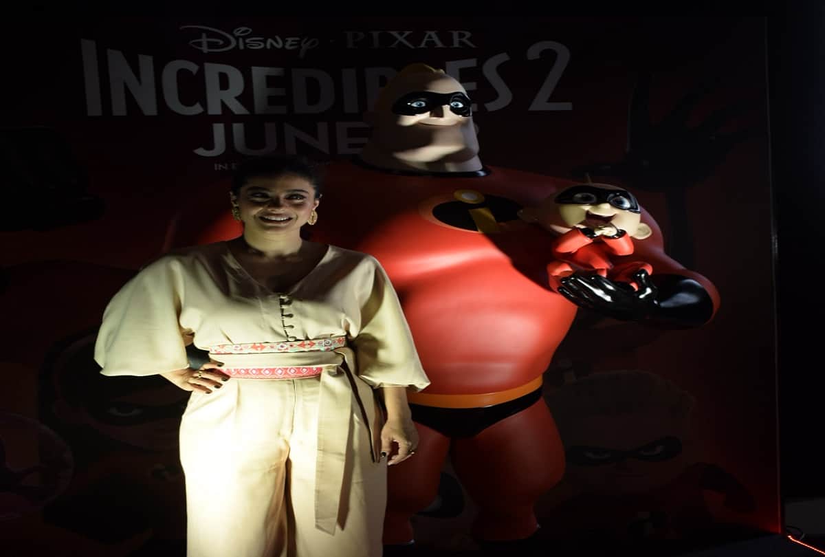 Kajol At Trailor Launch Of Hindi Version Incredibles 2