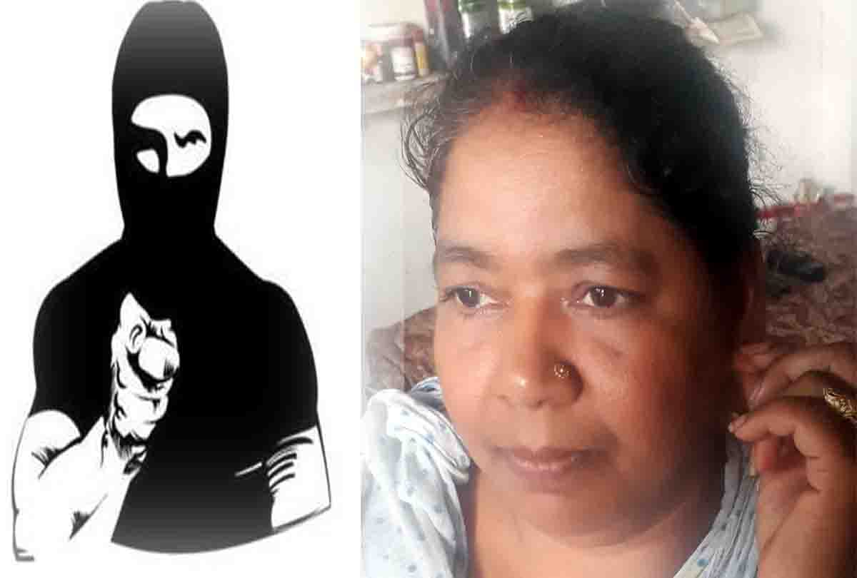 woman fight with Robber
