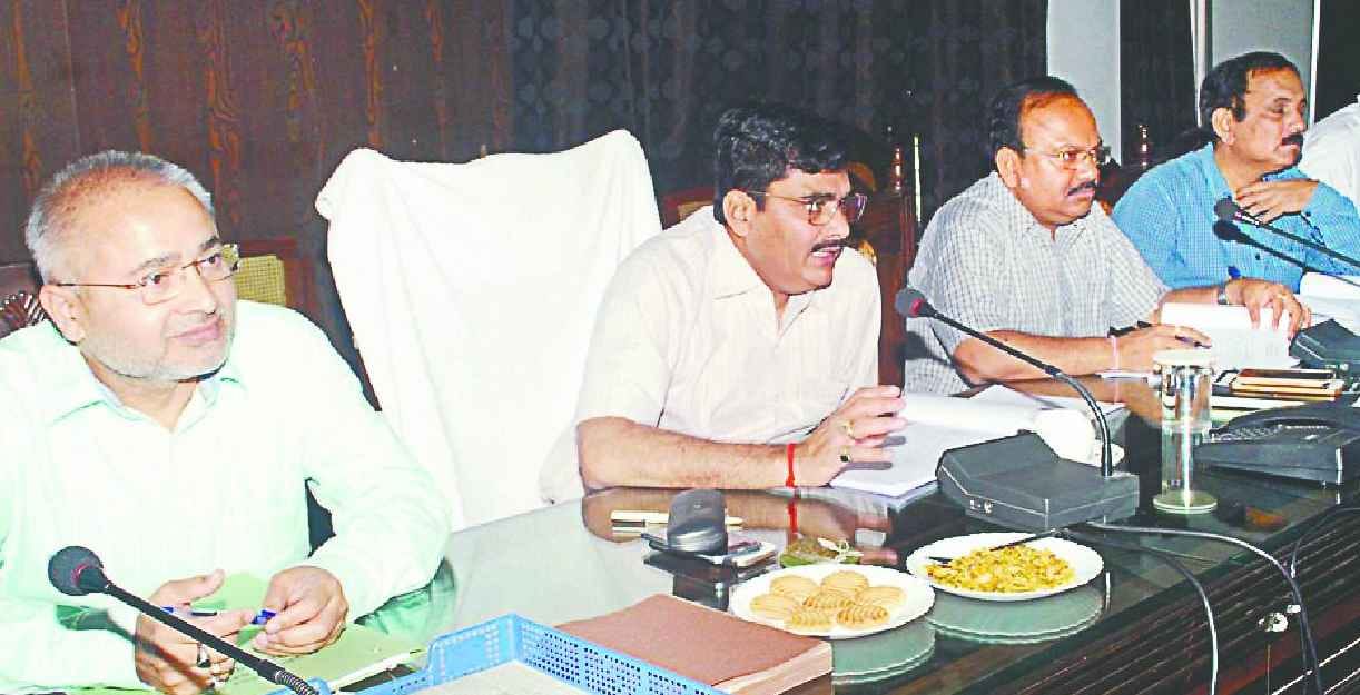in meeting District Collector angry