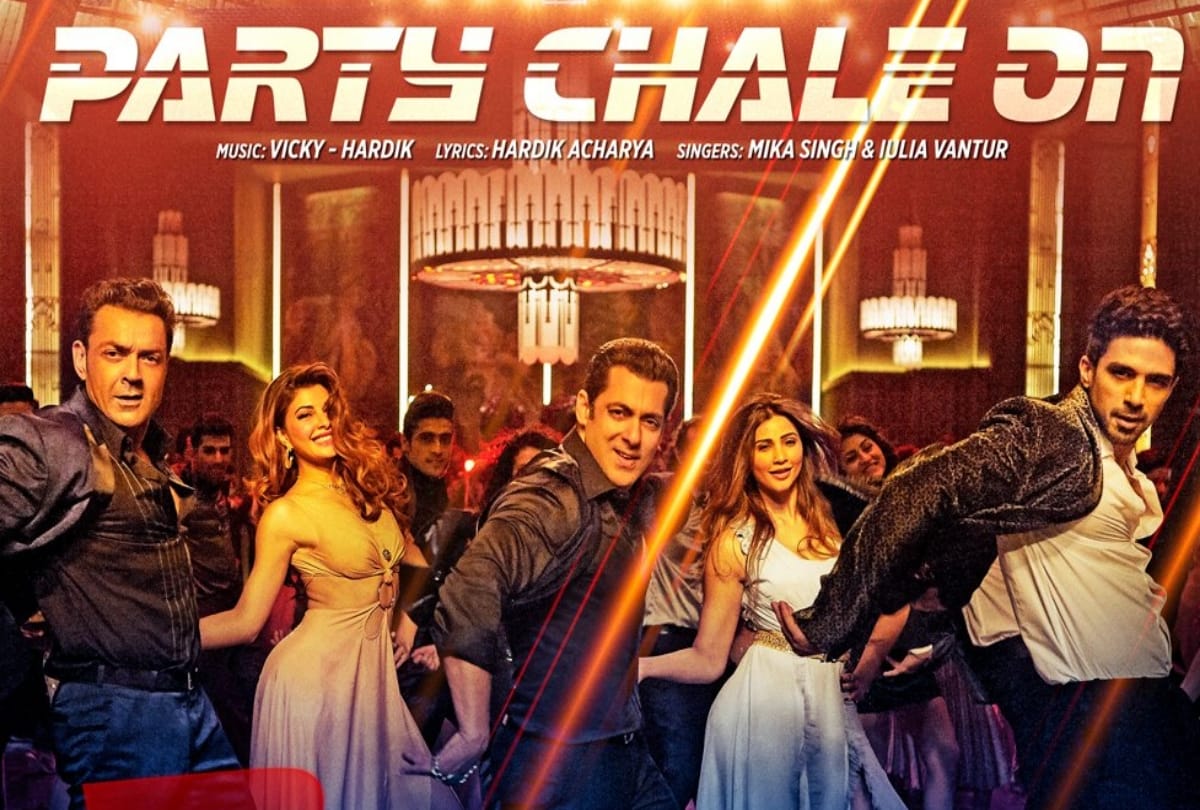 Salman Khan starrer film Race 3 new song party chale on has been released