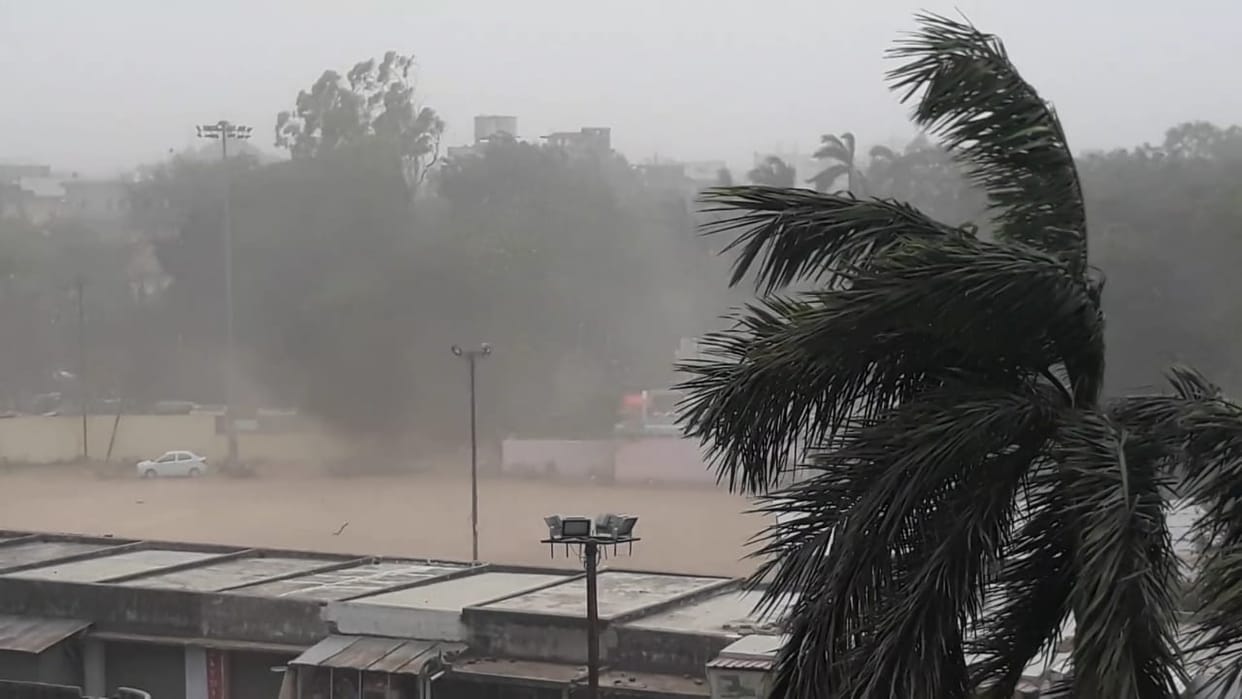 Nine people died due to storm and rain in purvanchal