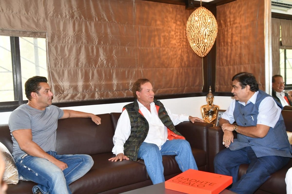 Sampark For Samarthan: Met Salim Khan ji and Salman Khan as part of campaign says nitin gadkari