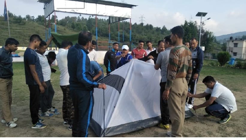 Training for the operation of Narcotics kit