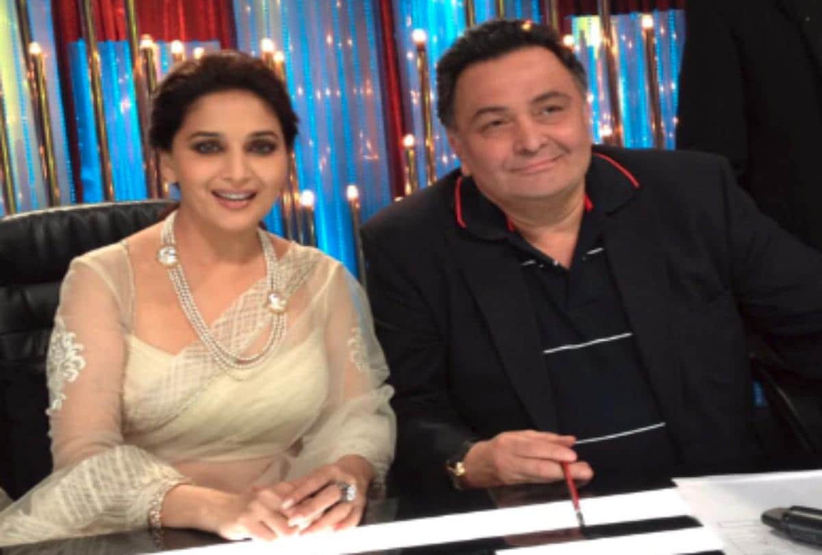 Rishi Kapoor shared 22 years ago video which leaves Madhuri Dixit in shock 