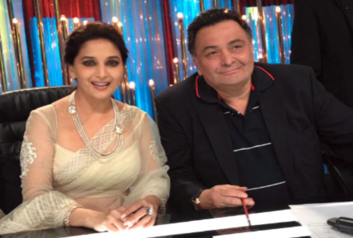 Rishi Kapoor shared 22 years ago video which leaves Madhuri Dixit in shock 