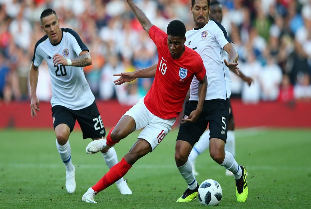 England beats costa rica by 2-0 in friendly match