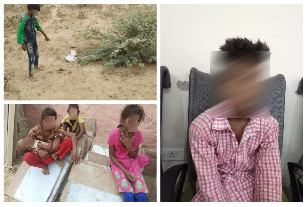 Minor boy killed baby girl by stone in greater noida