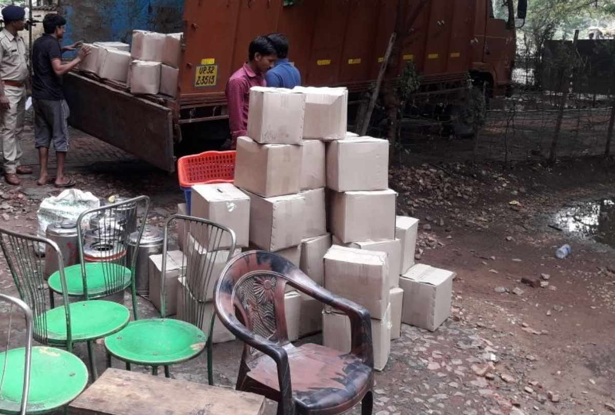 raid or RPF at Railway colonies