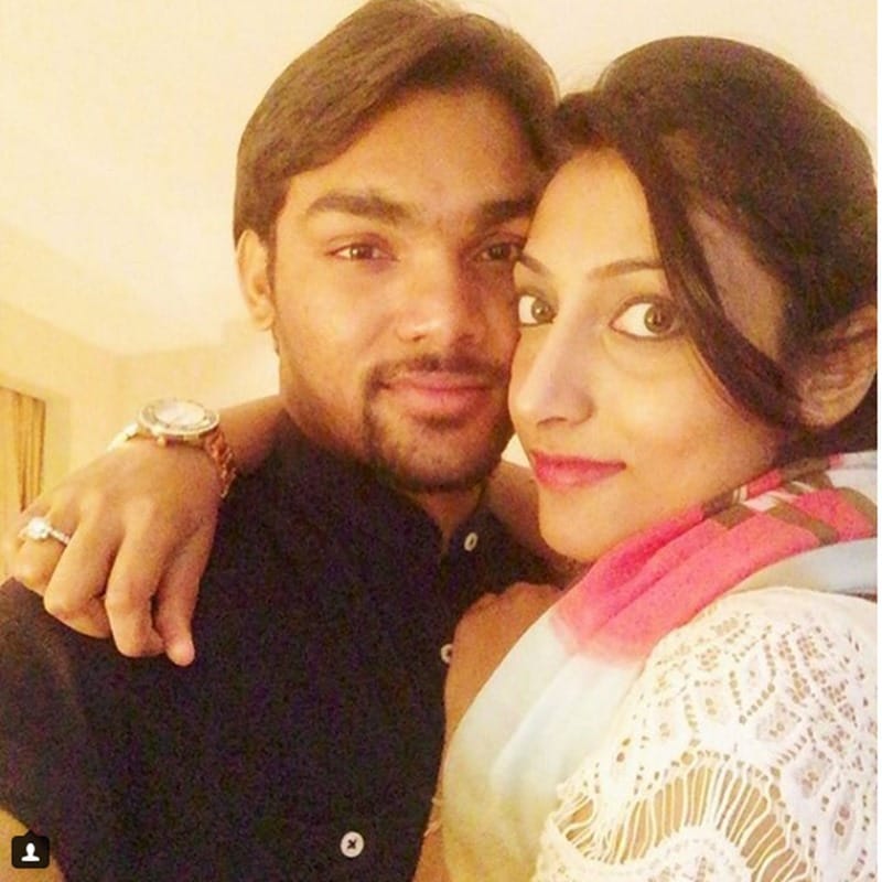 India cricketer and IPL star Sandeep Sharma got engaged with long time girlfriend sasha satvik