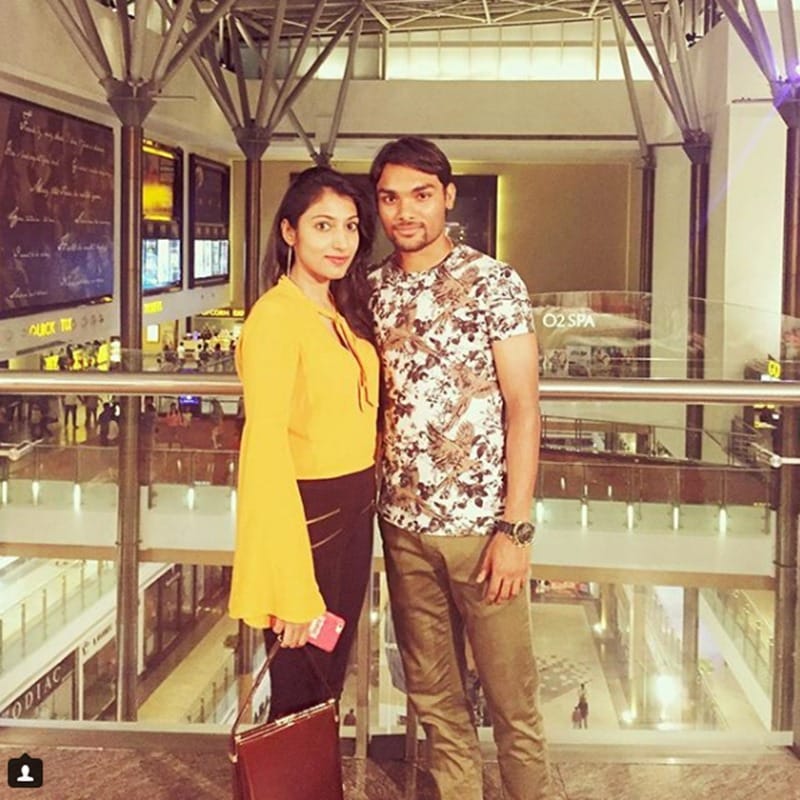 India cricketer and IPL star Sandeep Sharma got engaged with long time girlfriend sasha satvik