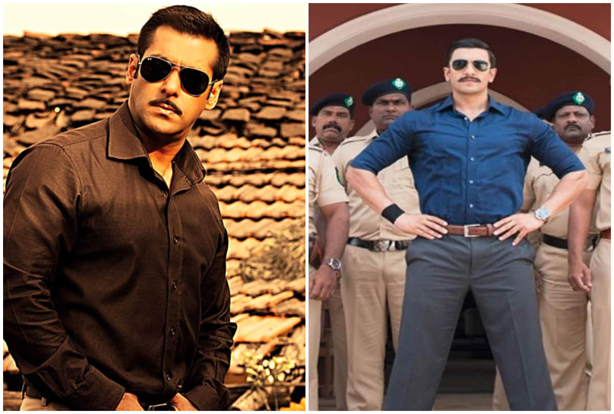 Ranveer Singh followed Salman Khan style in Simmba first picture of set shared on social media 