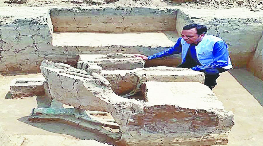Ancient chariot in Sinauli will be placed in the Red Fort museum