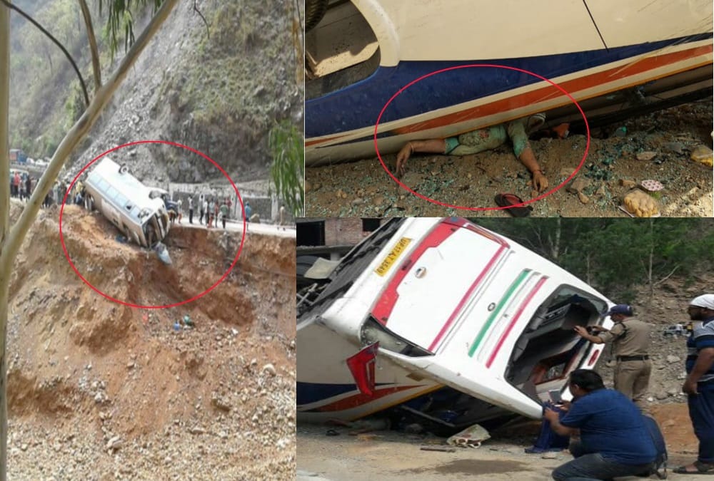 Miracle save 17 pilgrims life during bus accident on badrinath highway