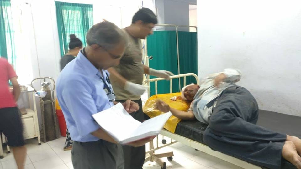 Up pilgrims bus accident on badrinath highway two passengers died