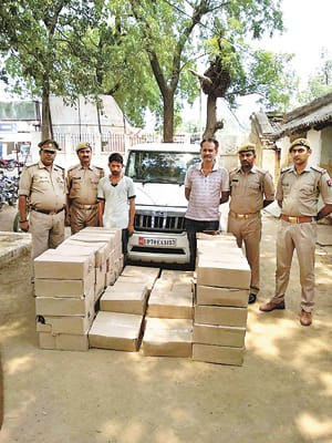 Interstate smugglers with half a million alcohol