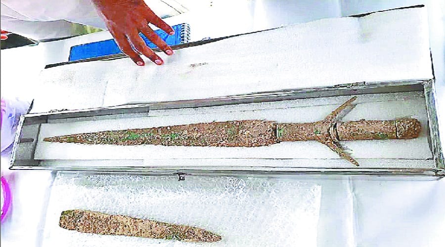 Copper metal was used to make weapons during the Mahabharata war