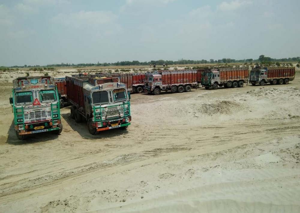 raid on sand digging places