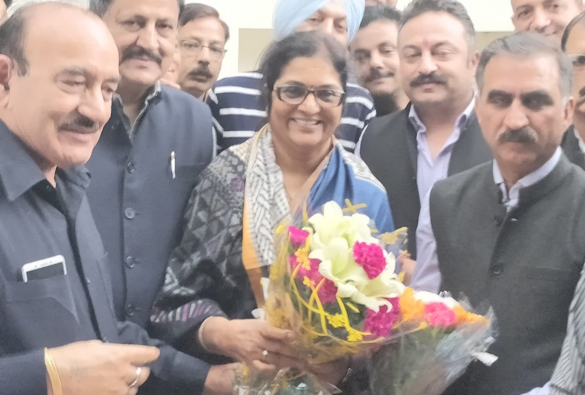 Himachal congress in charge Rajni Patil arrived in shimla