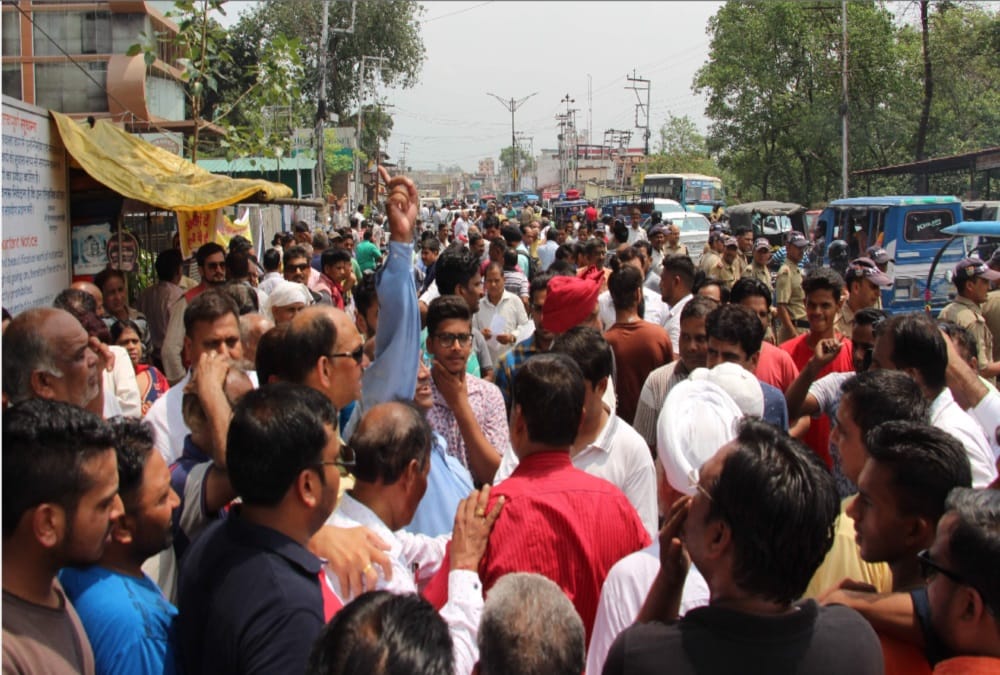  Ruckus after tree cuting in guru ram rai Darbar sahib matawala baag