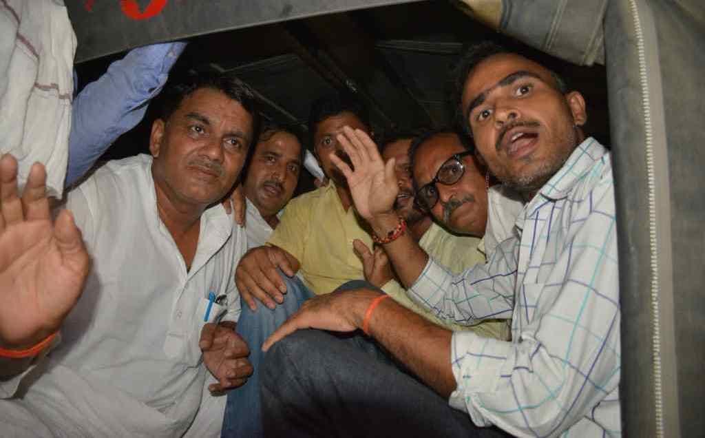 Police arrest congress leader during CM yogi panckroshi parikrma