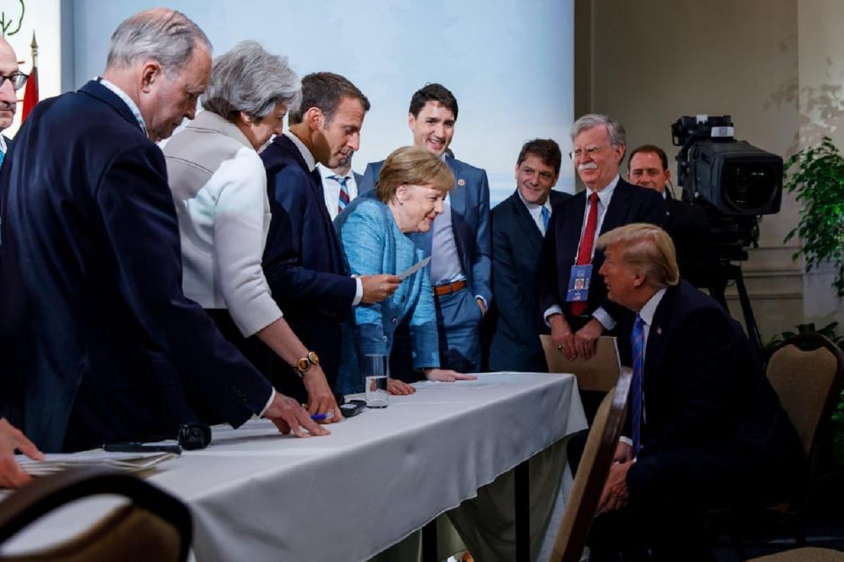 German Chancellor Angela Merkel says Attitude of Donald Trump in G7 indicates something serious