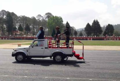 Kumaon Regiment army officer oath ceremony in ranikhet