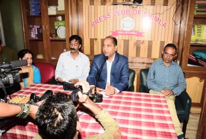  cm jairam thakur statement over political Opponents in shimla
