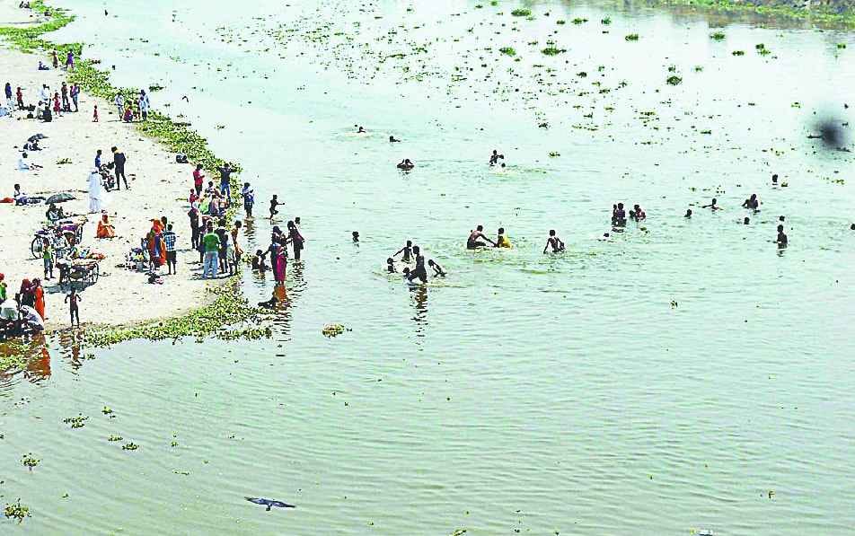 Yamuna came water, thankful