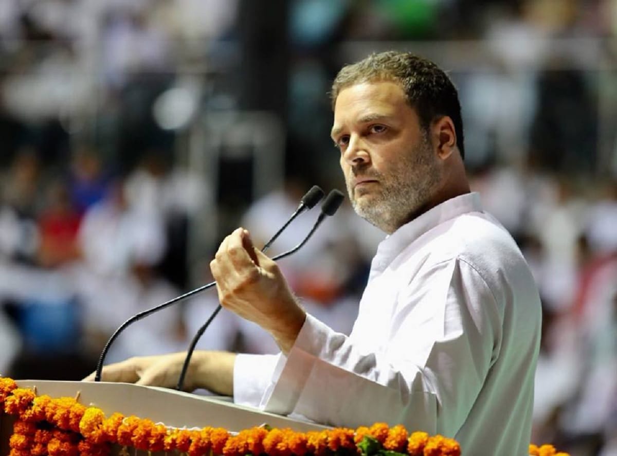 Rahul Gnadhi said i stand with the last person in the line because i am congress