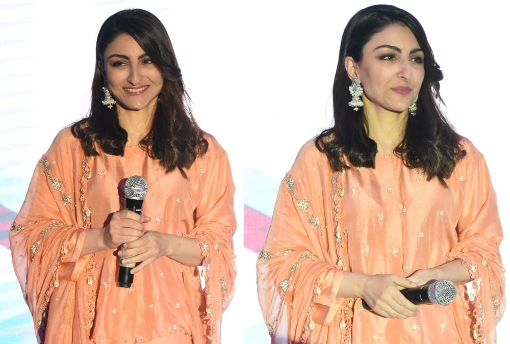 soha ali khan in lucknow.