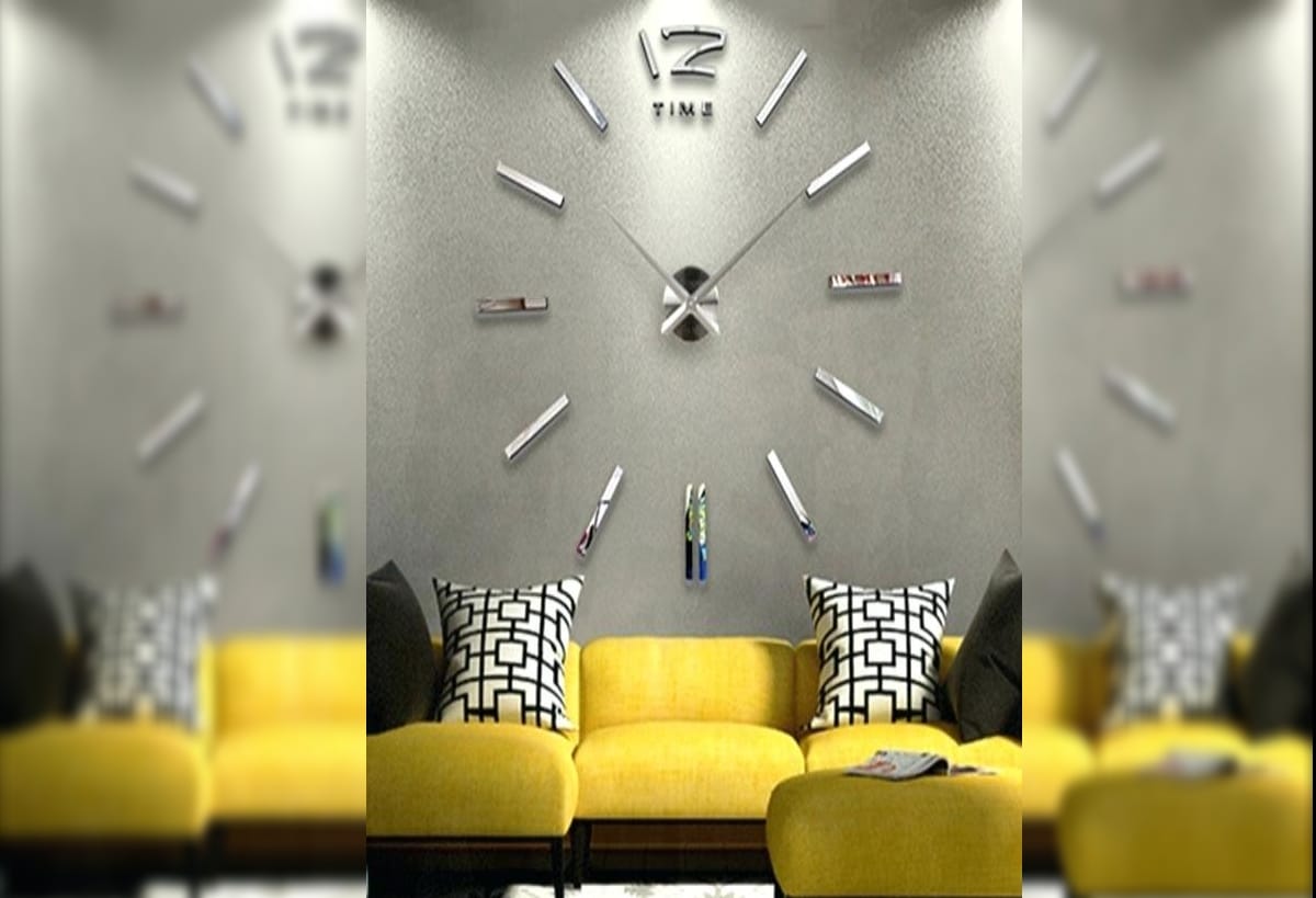 Put clock in this direction of home to get progress