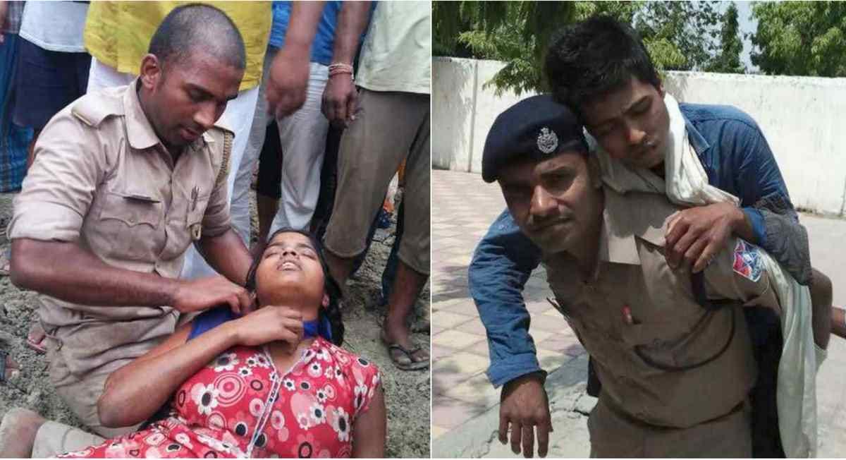 varanasi these photos shows the humanity of UP police