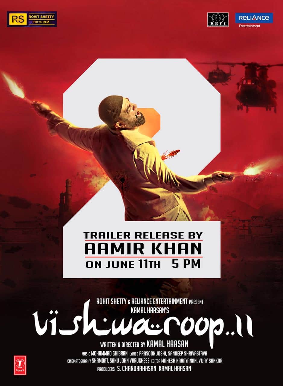 Aamir Khan will launch Kamal Haasan starrer film Vishwaroopam 2 trailer today