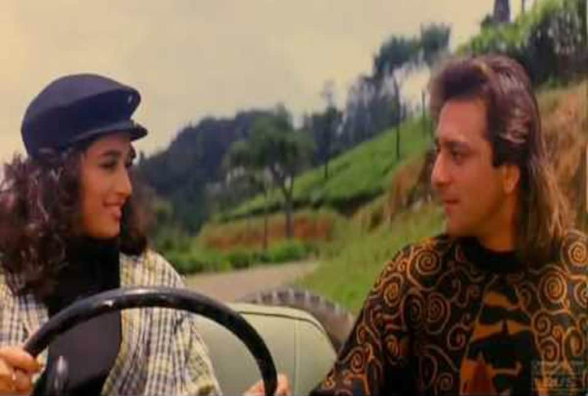 sanjay dutt and madhuri dixit love story starting after film saajan