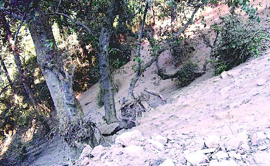  fine of Rs. 80000 for throwing the debris into the ditch 