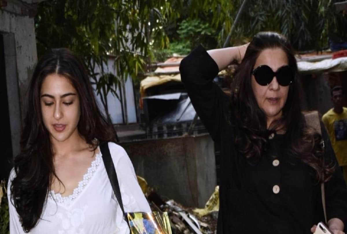 Sara Ali Khan shopping  at a flea market with mom Amrita Singh 