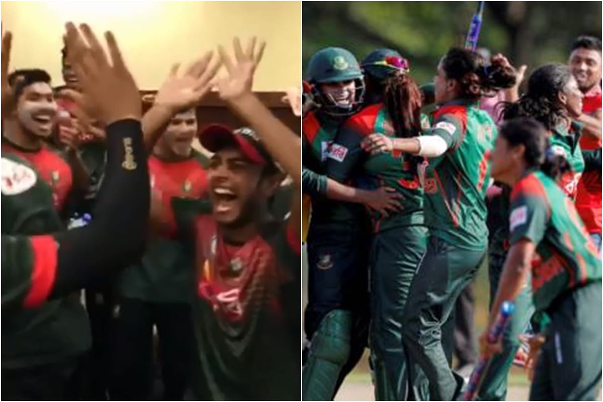 bangladeshi cricketers celebrated indian women cricket team loss in asia cup
