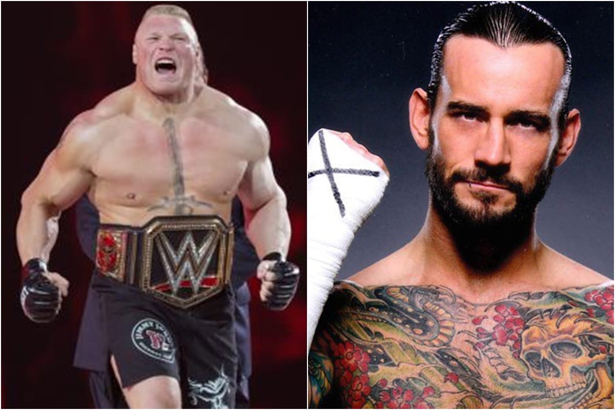 brock lesnar breaks cm punk record to become longest reigning WWE Champion