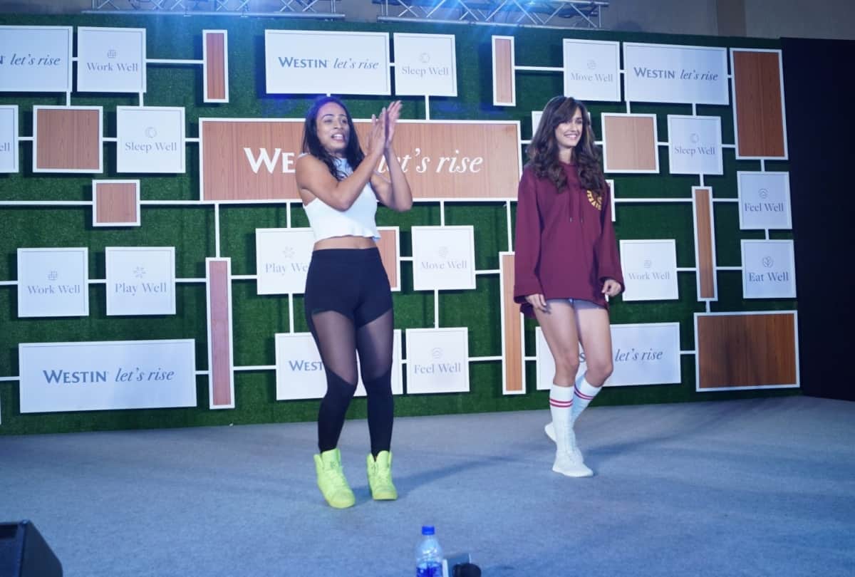 Disha Patani reached Westin Hotels and Resorts and gave wellness tips