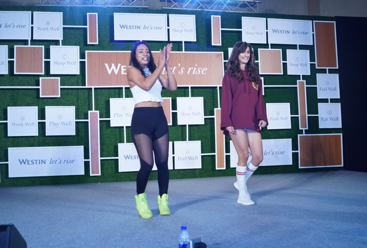 Disha Patani reached Westin Hotels and Resorts and gave wellness tips