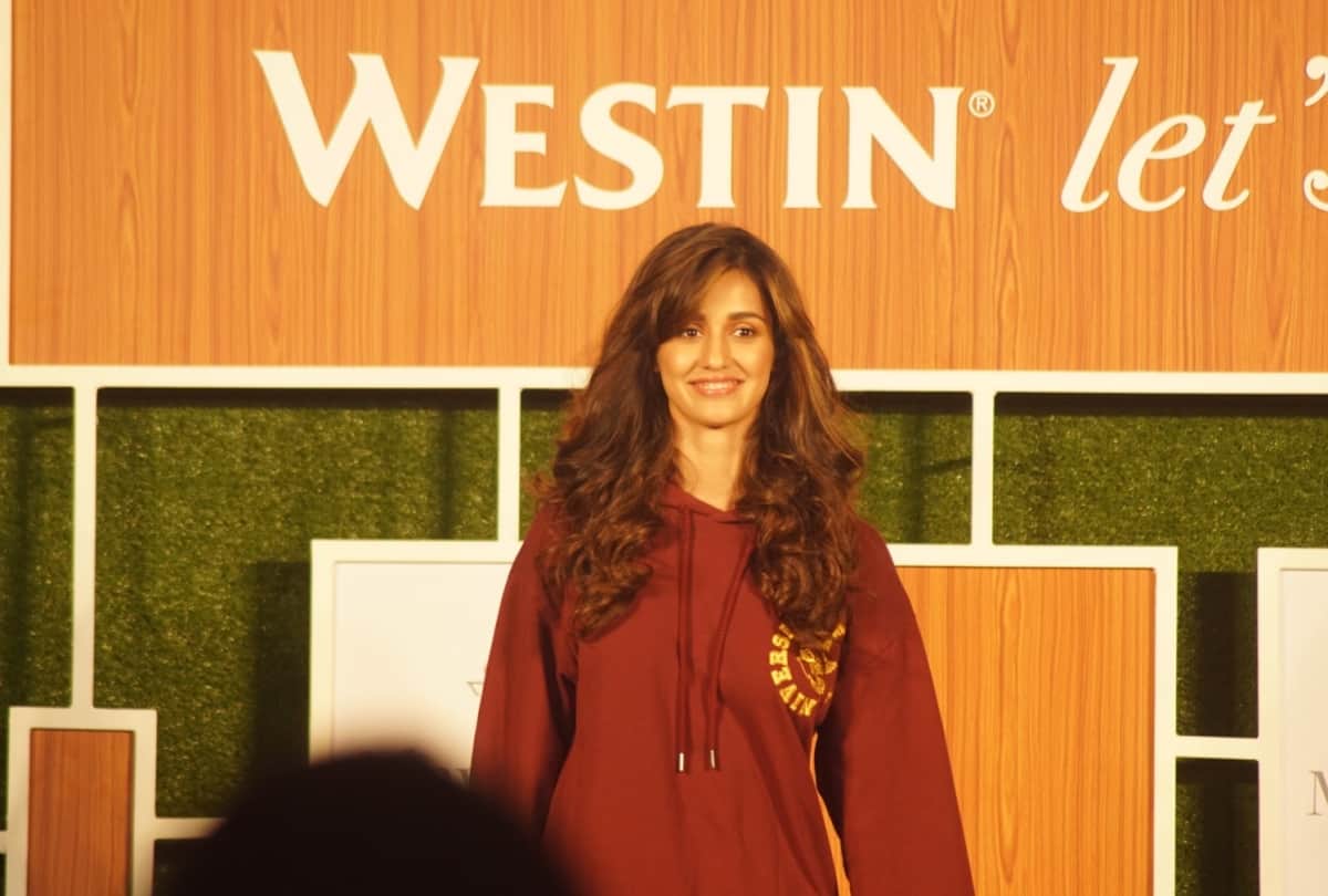 Disha Patani reached Westin Hotels and Resorts and gave wellness tips