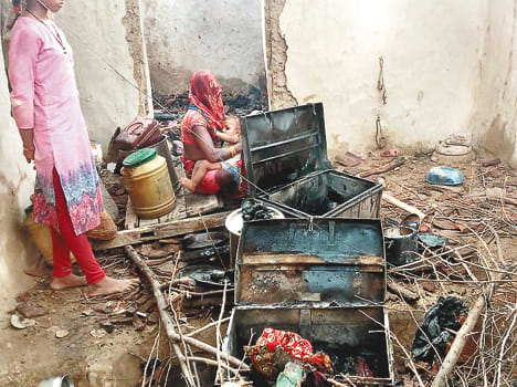 Litter sparks hit half-a-dozen houses