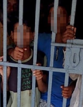 Baradari police put juveniles in police custosy