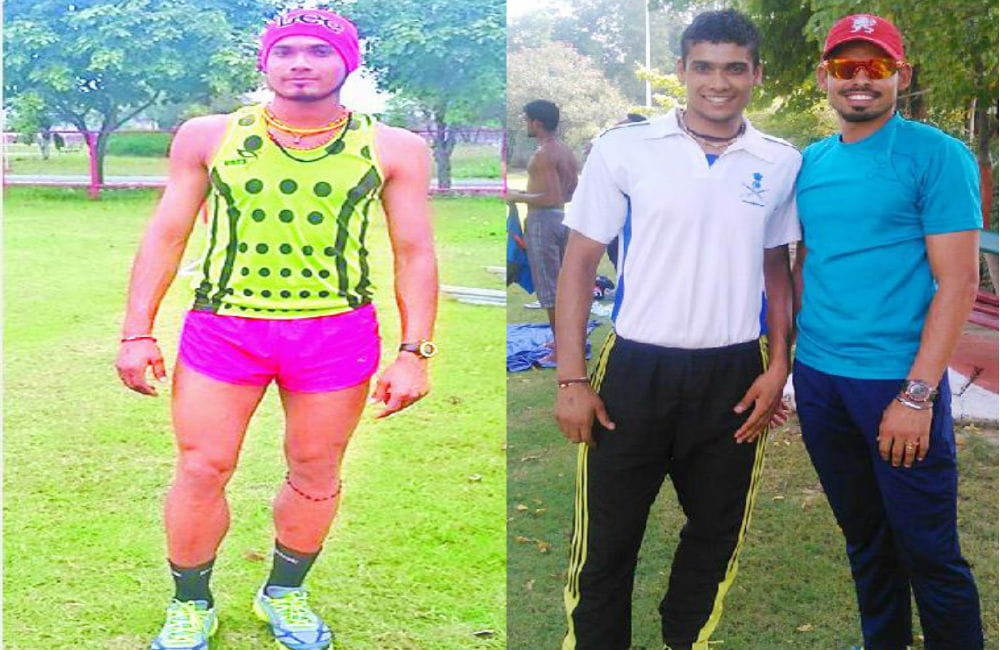  Army jawan Naresh Yadav won gold medal in hurdle race