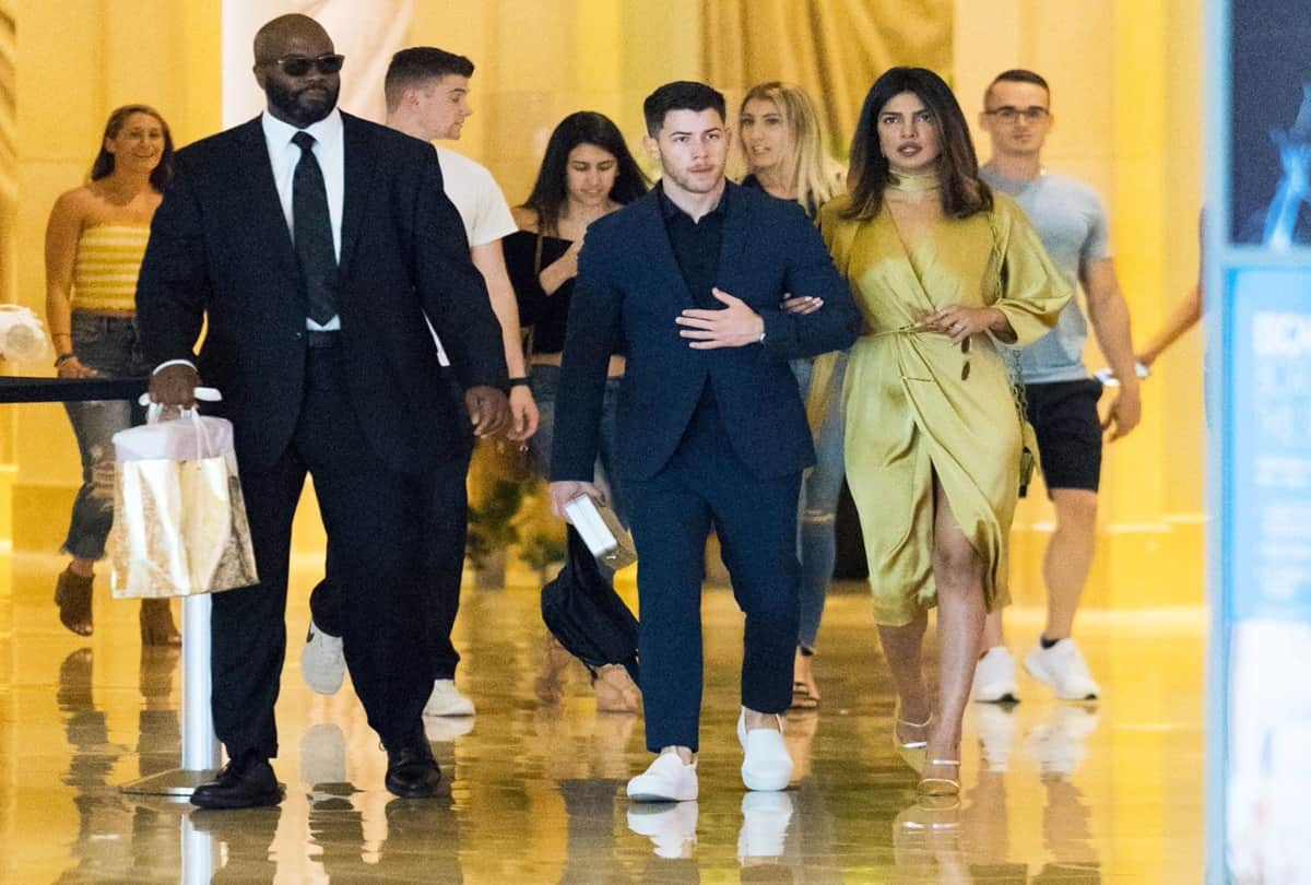 Priyanka Chopra arrives Nick Jonas cousin wedding see pictures