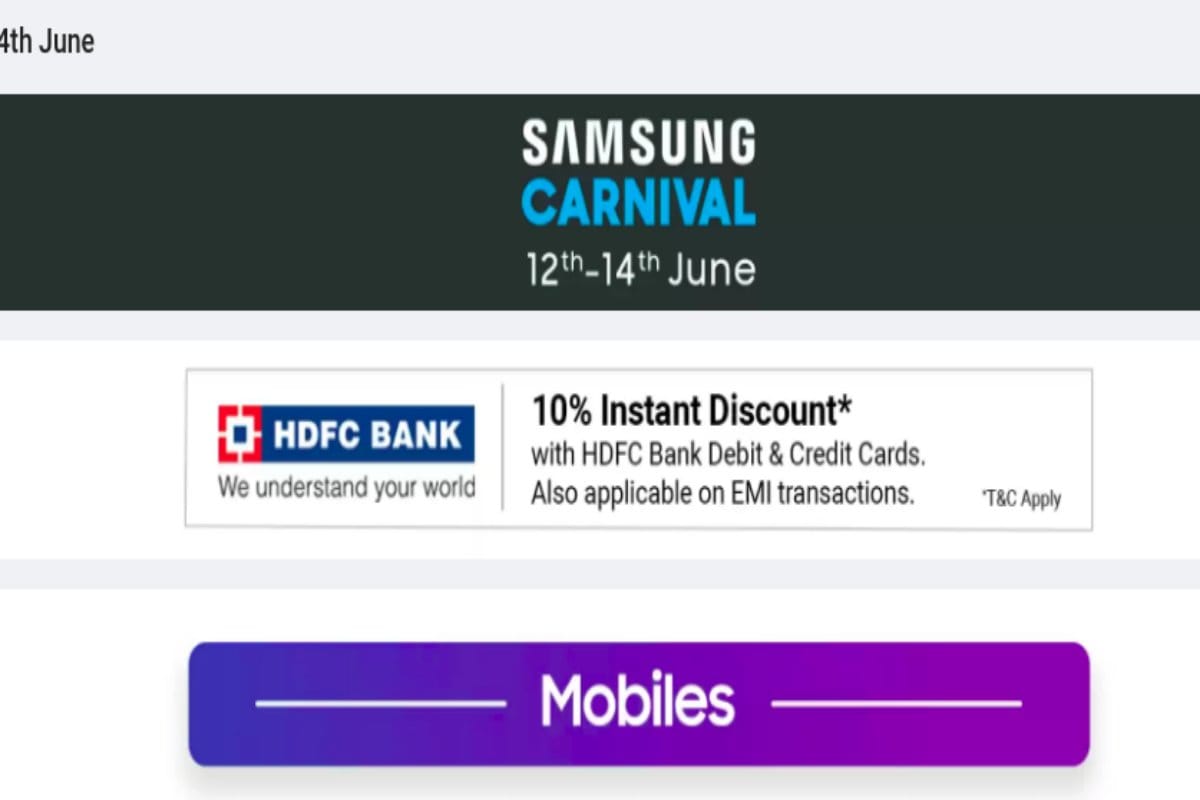 Samsung Carnival Comes to Flipkart, Discounts upto 12,000 on Smartphones