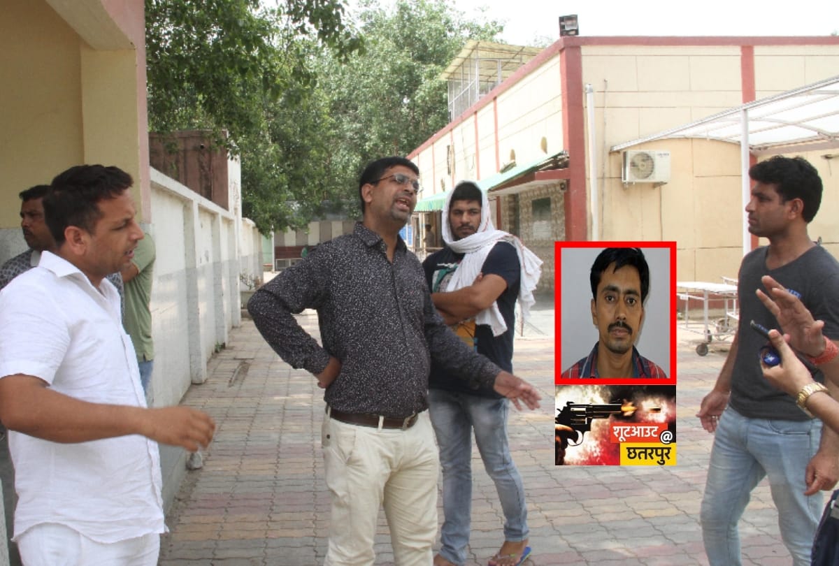 shootout at chhatarpur: gangster rajesh bharti brother denied to take his dead body because